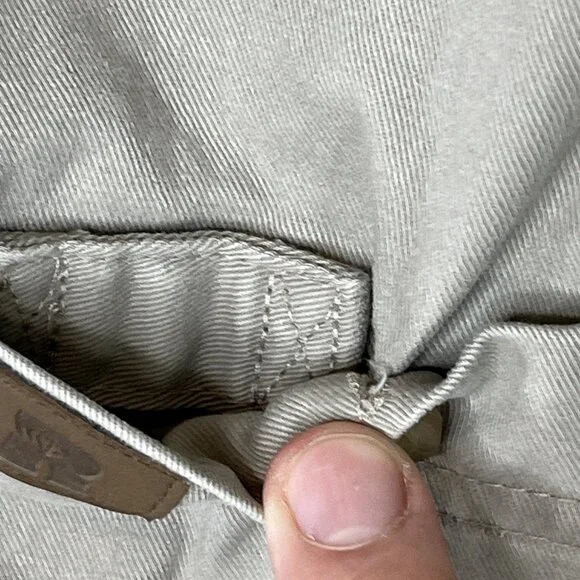 Wrangler Riggs Workwear Button Down Shirt Mens Large Button Up Pocket Tan Sand - Picture 6 of 8